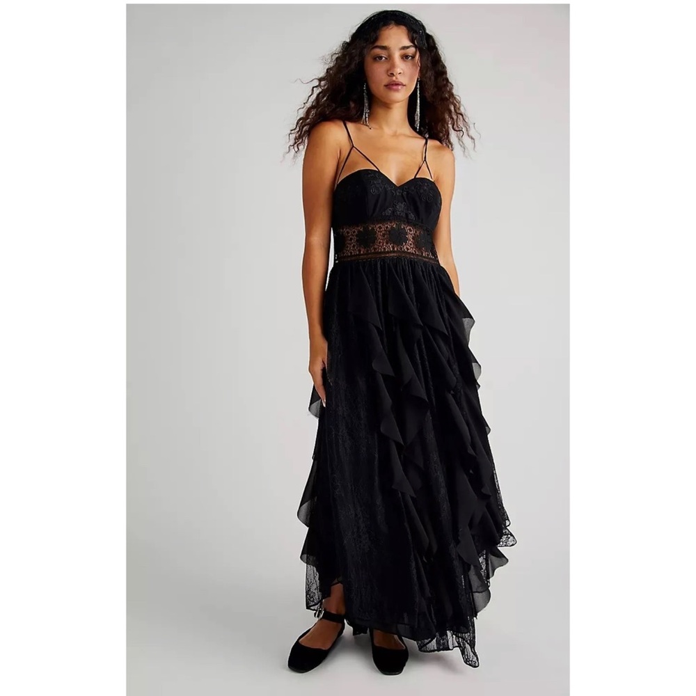 FREE PEOPLE BLACK MAGIC MAXI DRESS
NWT MEDIUM